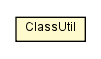 Package class diagram package ClassUtil