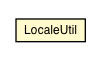 Package class diagram package LocaleUtil