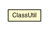 Package class diagram package ClassUtil